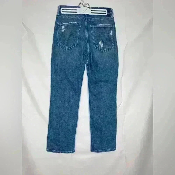 Mother Denim Tomcat Straight Leg Jean in Playing With Scissors Size 26 - Picture 4 of 15